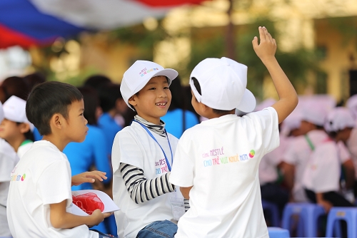 Giáo dục dinh dưỡng học đường cùng Nestlé năm nay khởi động ở Hưng Yên