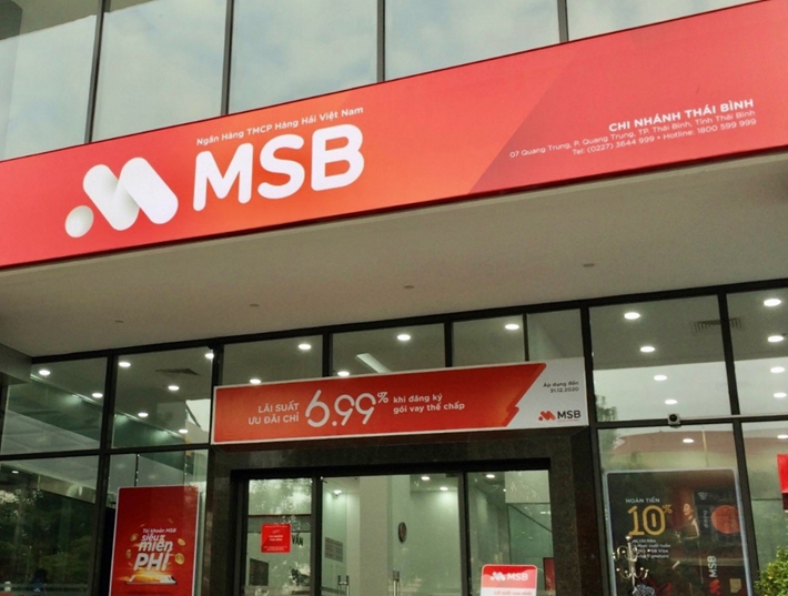 MSB thay đổi địa điểm giao dịch của Chi nhánh Thái Bình