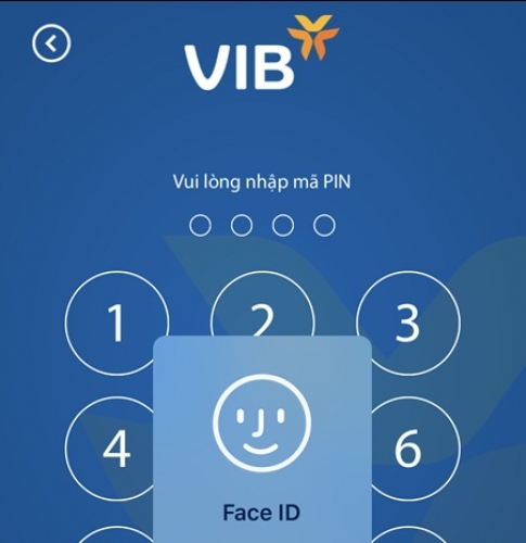 VIB triển khai FaceID trên ứng dụng ngân hàng di động