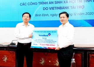 Bình Định: VietinBank tài trợ 8,3 tỷ đồng thực hiện các công trình an sinh - xã hội