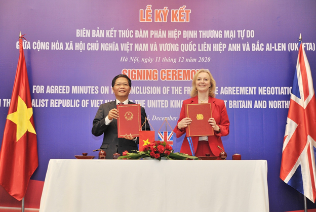 Vương quốc Anh và Việt Nam kết thúc đàm phán Hiệp định Thương mại Tự do