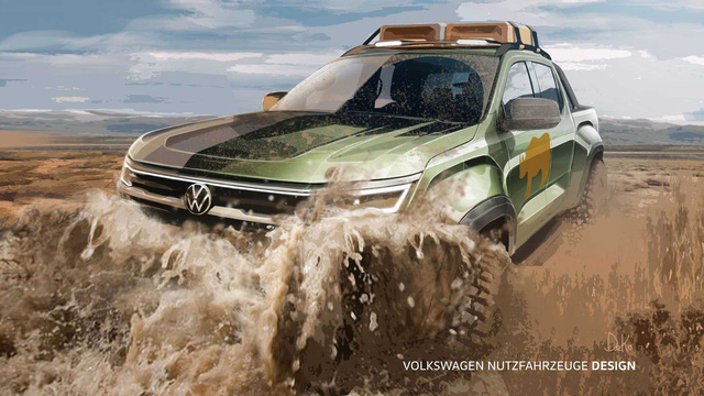 Volkswagen trình làng mẫu bán tải mới Amarok
