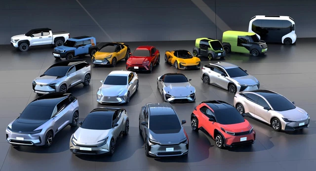 Toyota tiết lộ 15 mẫu concept xe điện mới