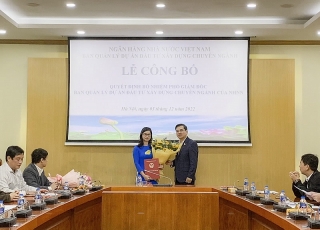 Bổ nhiệm Phó Giám đốc Ban Quản lý dự án đầu tư xây dựng chuyên ngành của NHNN
