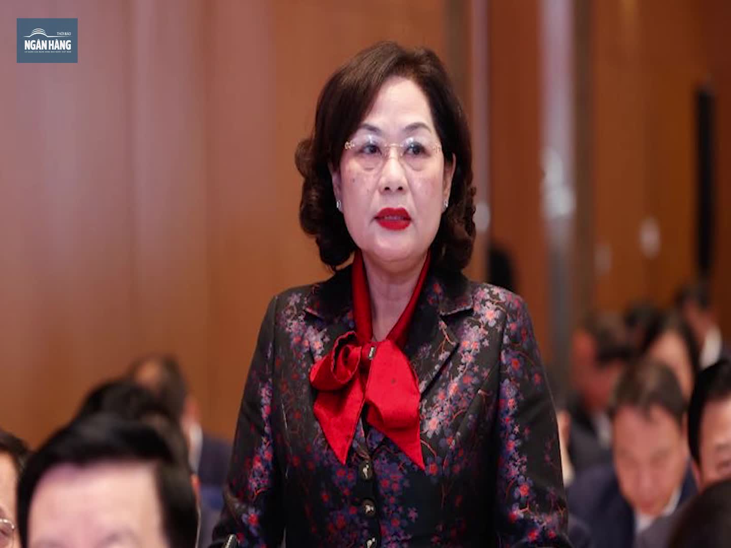 Thống đốc NHNN Nguyễn Thị Hồng phát biểu tại Hội nghị của Chính phủ và Chính quyền địa phương