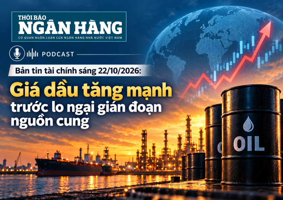 ban tin tai chinh sang 2210 gia dau tang manh truoc lo ngai gian doan nguon cung