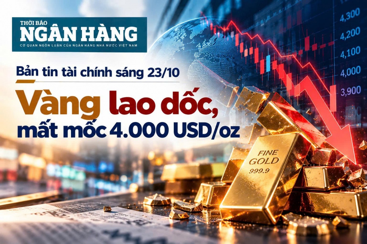 ban tin tai chinh sang 2310 vang lao doc mat moc 4000 usdoz