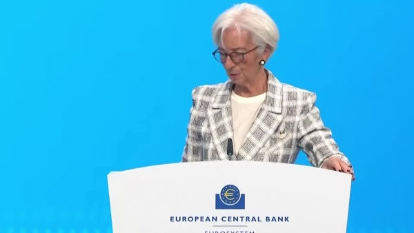 ecb giu nguyen lai suat chu tich lagarde thong bao roi nhiem so som