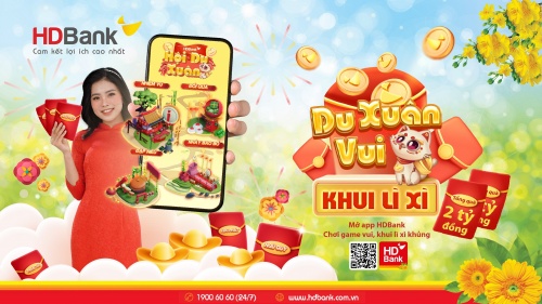 Chào xuân Tân Mão, trải nghiệm game ‘đỉnh cao’ cùng HDBank